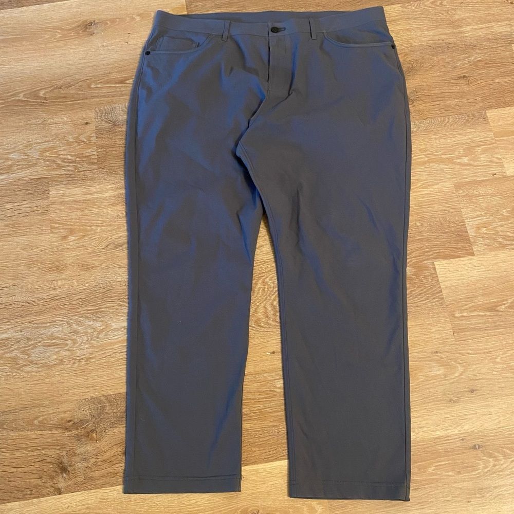 Public Rec All Day Everyday Straight Men’s Grey Chino Pants 40x30 Tech Stretch